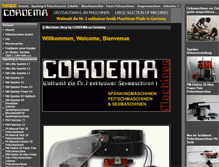 Tablet Screenshot of cordema.eu